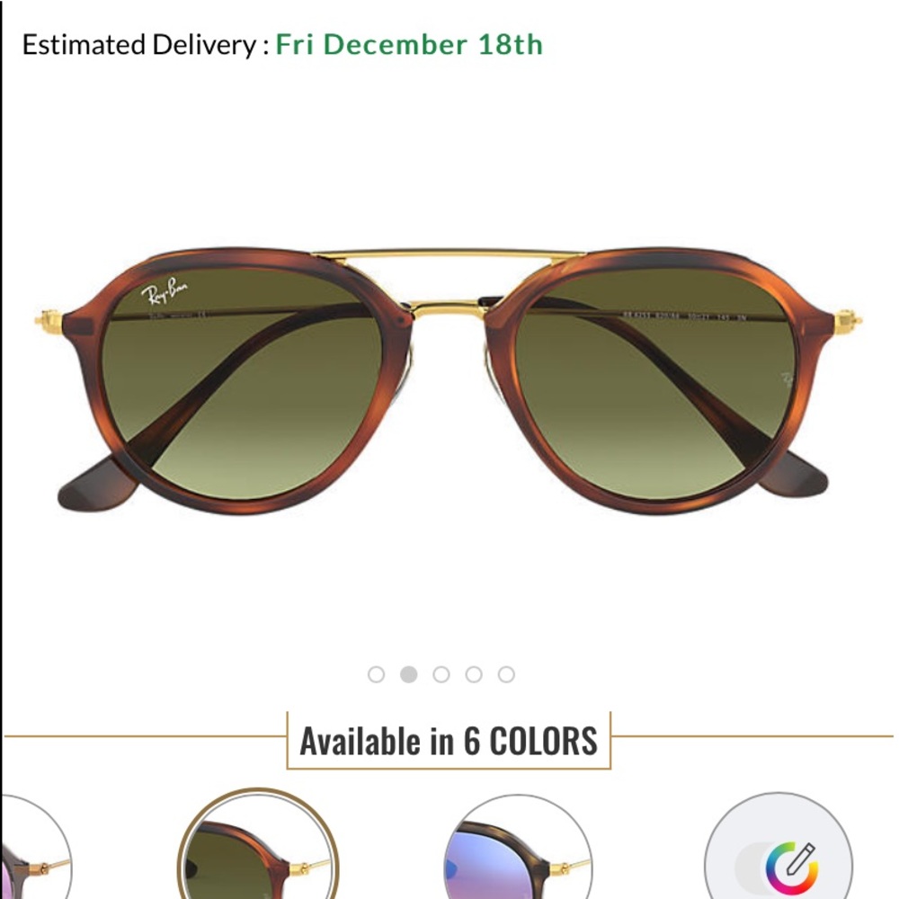 Tortoise Ray-Ban Aviators - Picture 2 of 6